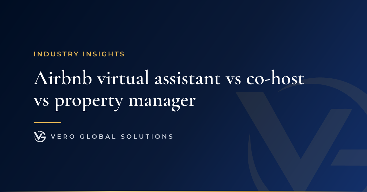 Cover image: Airbnb virtual assistant vs co-host vs property manager