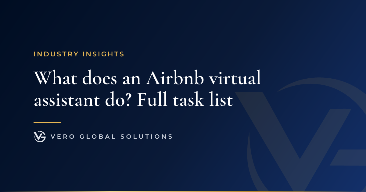 Cover image: What does an Airbnb virtual assistant do? Full task list